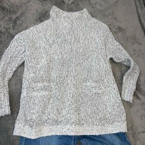 Alya Gray Cowl Neck Sweater
